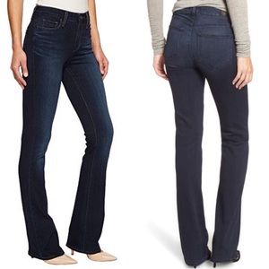 Paige High Rise Manhattan boot cut stretch denim